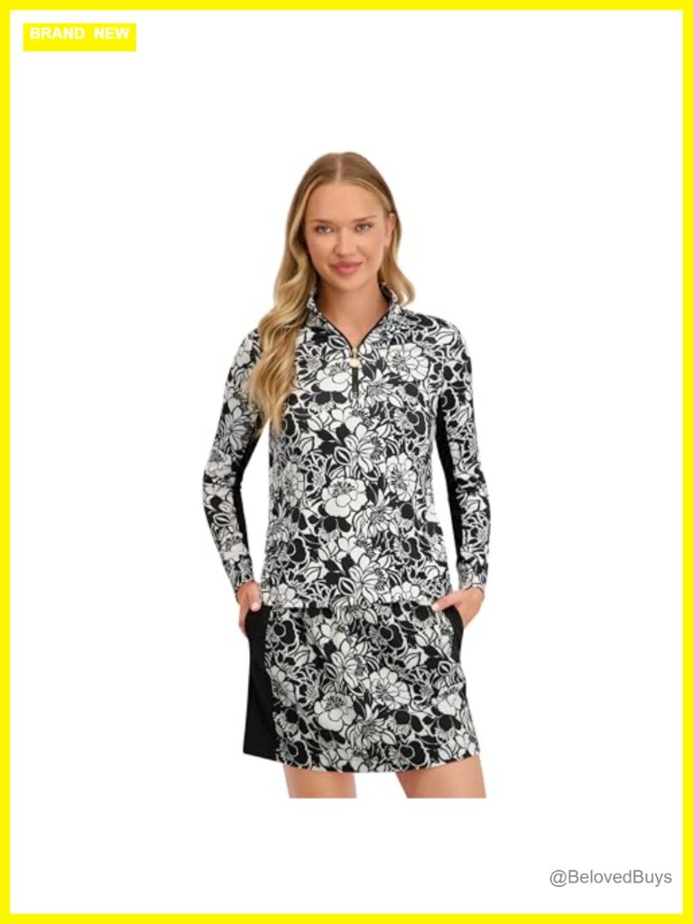 Stella Parker Women's Long Sleeve Quarter Zip Pullover β UPF 50+ Performance